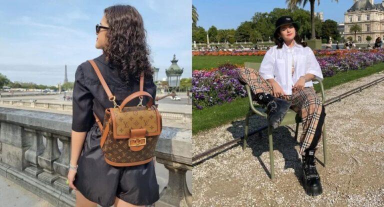 Maísa aposta em look de grife de R$ 27 mil em Paris