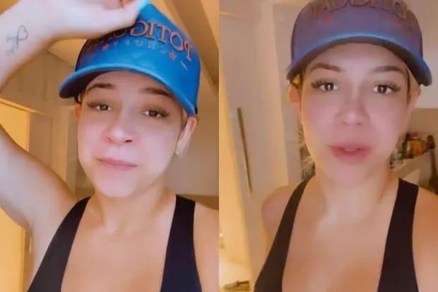 Marília Mendonça voltou a praticar exercícios físicos nesta segunda-feira (13), após ser curada da Covid-19 (coronavírus)