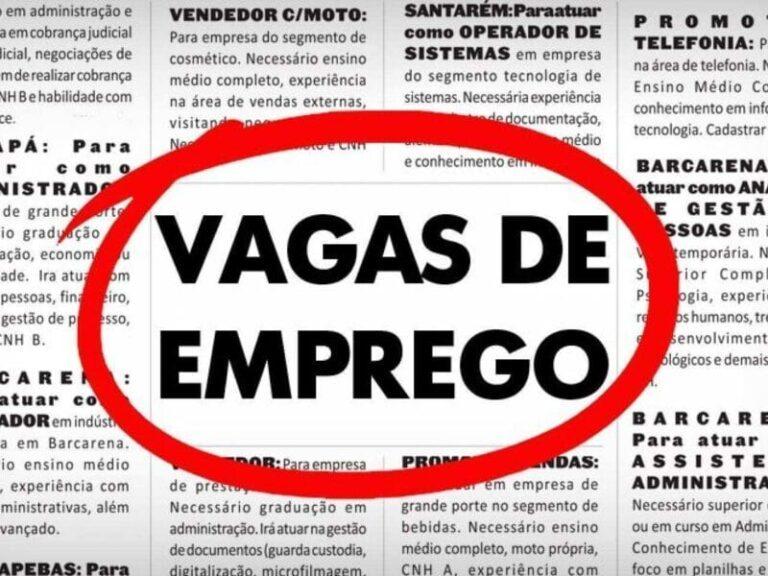 Aparecida oferta 685 vagas de emprego nesta semana