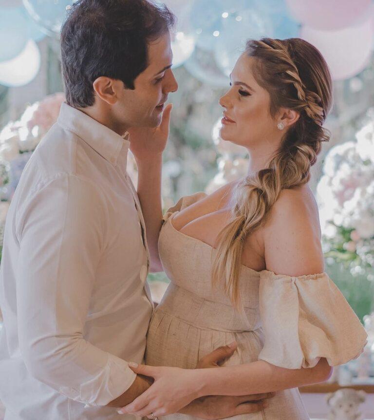 Filha de Bárbara Evans tem 12 mil seguidores antes mesmo de nascer