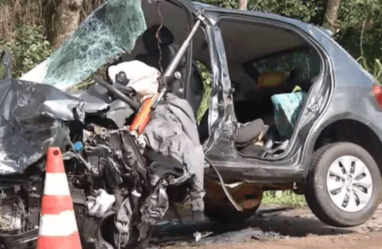 Luziânia: Acidente deixa dois motoristas e cachorros mortos