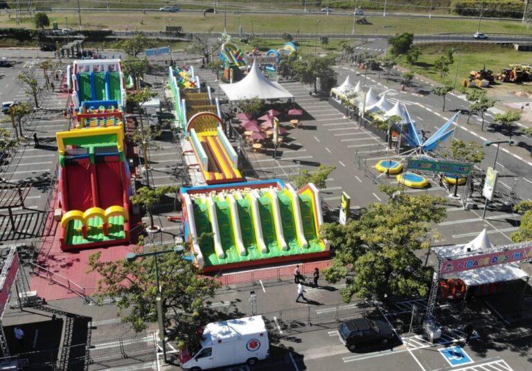 Maior parque de infláveis do Brasil chega a Goiânia nesta sexta-feira (17/12)