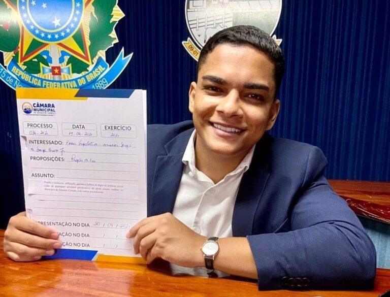 Vereador Sérgio Bravo Jr mostra a força da juventude e do trabalho em prol da população de Senador Canedo