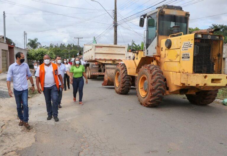 Prefeitura de Senador Canedo intensifica os trabalhos e as obras não param