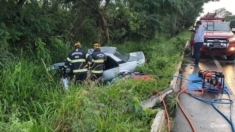 Idoso morre em acidente na GO-330