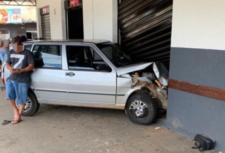 Anápolis: Motorista é preso por embriaguez após atingir loja