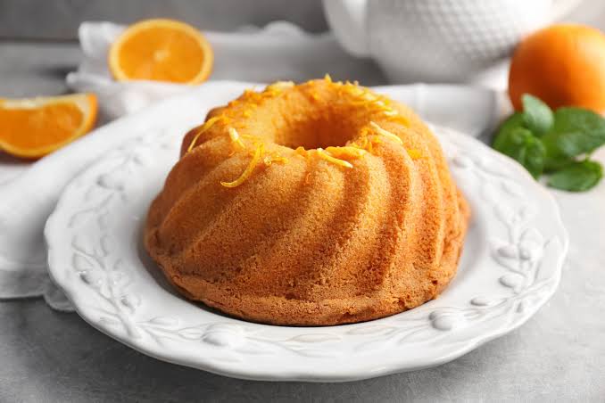 Bolo de laranja com arroz