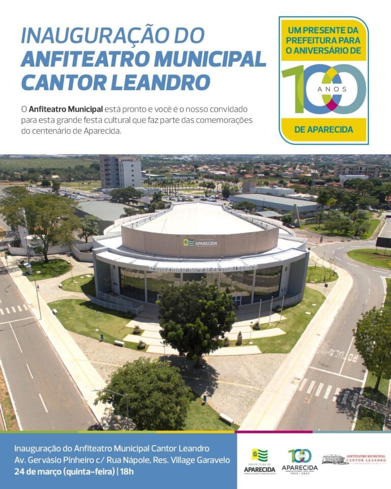 Anfiteatro Municipal Cantor Leandro será inaugurado nesta quinta-feira, 24