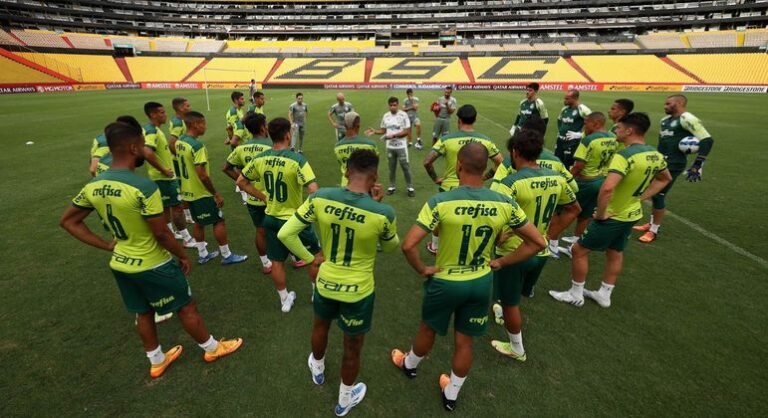 Em Guayaquil, Palmeiras fecha preparação para pegar o Emelec