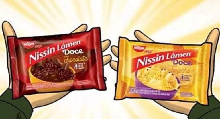 Empresa lança miojo doce de chocolate e beijinho