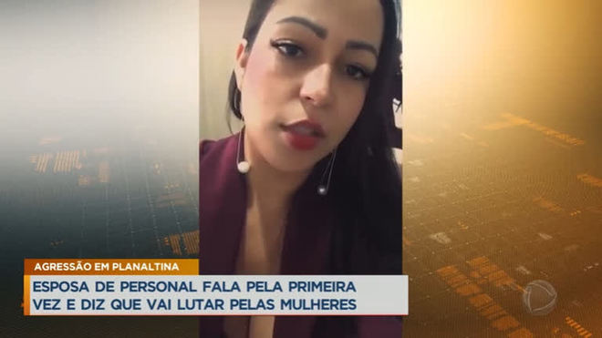 Esposa de personal que agrediu ex-morador de rua se manifesta