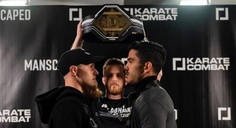 Luta de brasileiro por cinturão dos leves do Karate Combat é confirmada para 28 de maio