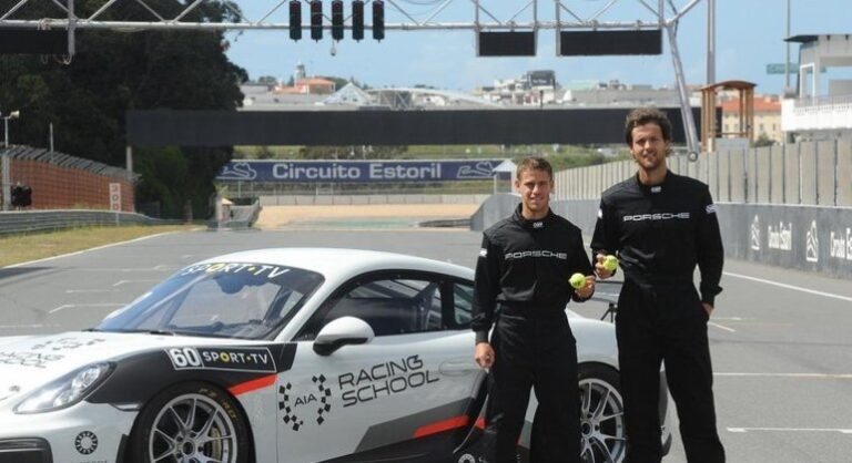 Schwartzman e Sousa viram pilotos por um dia em Estoril