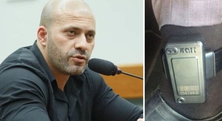 Tornozeleira de Daniel Silveira está descarregada há oito dias, diz secretaria