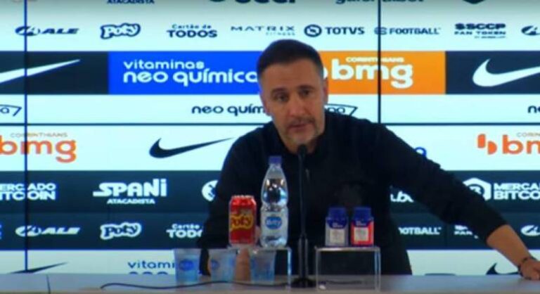 Após vexame do Corinthians, Vítor Pereira dará entrevista coletiva nesta sexta-feira