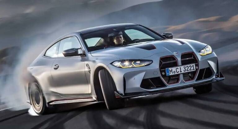 BMW mostra M4 CSL 2023 com motor de 500 cv