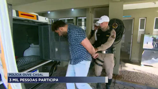 Casal suspeito de golpe de pirâmide financeira presta depoimento