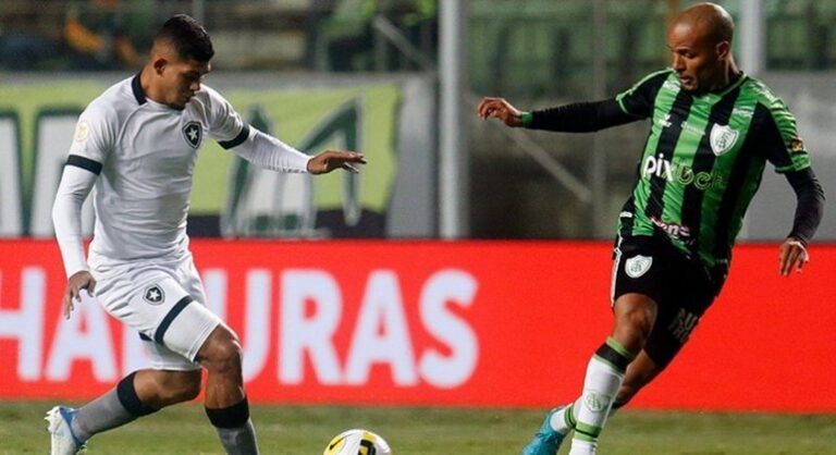 Erison vê Botafogo em evolução e valoriza empate com o América-MG: ‘Todos estão de parabéns’