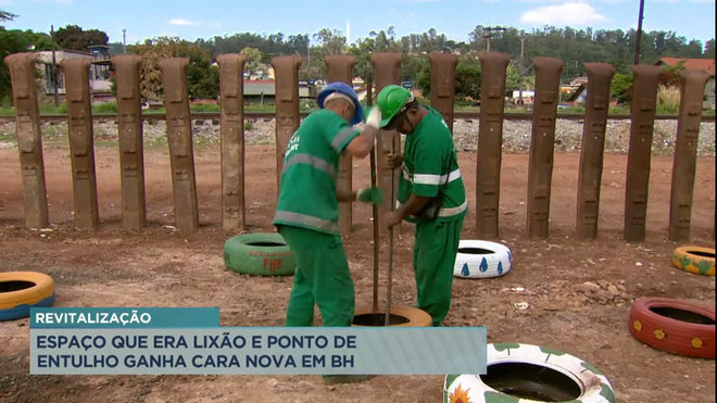 Espaço que era lixão é renovado em Belo Horizonte