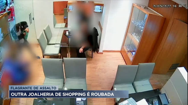 Joalheria de shopping em Contagem (MG) é roubada
