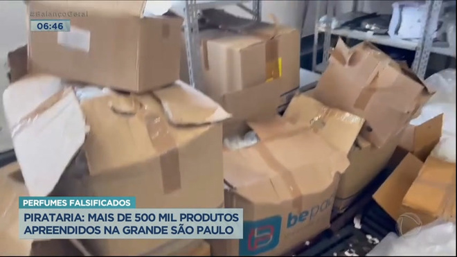 Operação contra pirataria apreende 500 mil produtos na Grande SP