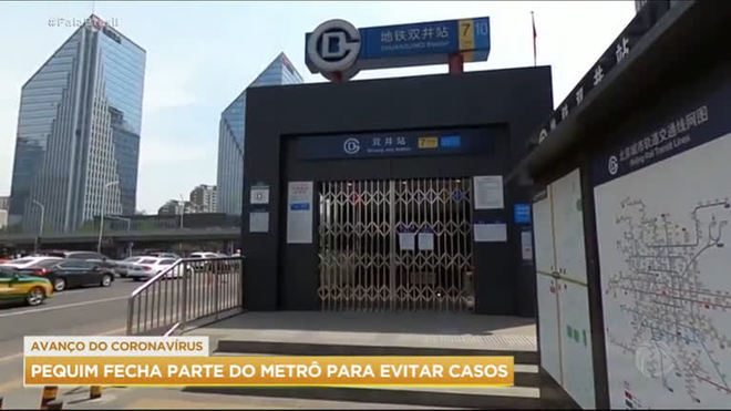 Pequim fecha parte do metrô para evitar o avanço do coronavírus