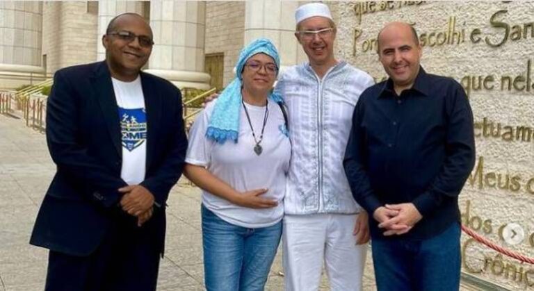 Templo de Salomão recebe representantes da Umbanda