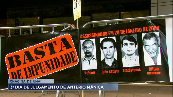 Terceiro dia de júri termina sem depoimento de Antério Mânica