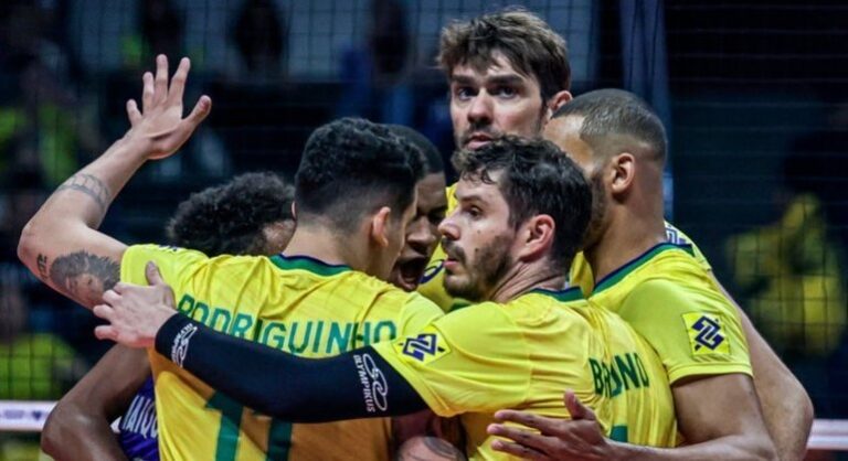 Brasil vence a Austrália sem sustos na estreia na Liga das Nações masculina de vôlei