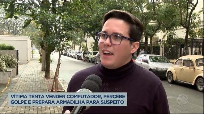 Jovem tenta vender computador, percebe golpe e prepara armadilha para suspeito