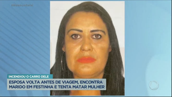 Mulher descobre traição, tenta matar prostituta e coloca fogo no carro do marido