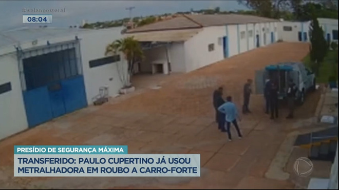 Paulo Cupertino é transferido para presídio de segurança máxima em SP