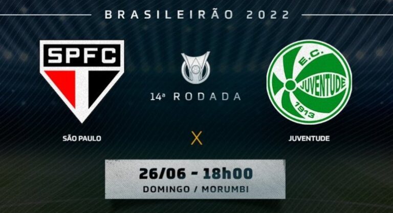 São Paulo x Juventude: prováveis times, desfalques e onde assistir ao jogo do Brasileirão