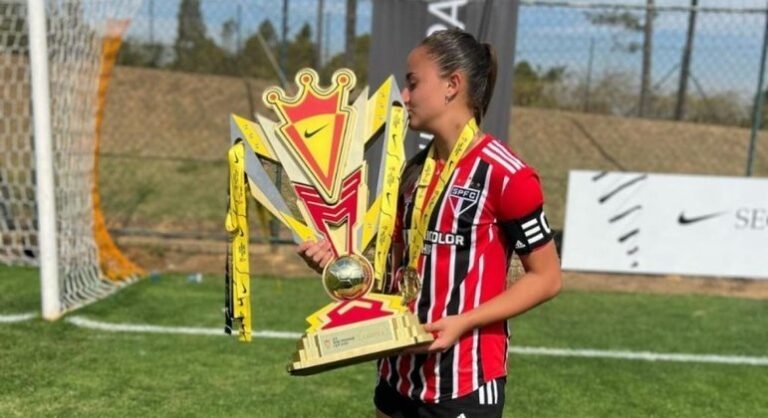Capitã do São Paulo na conquista da Nike Premier Cup Sub-17, Kédima projeta busca pelo Paulista Sub-20