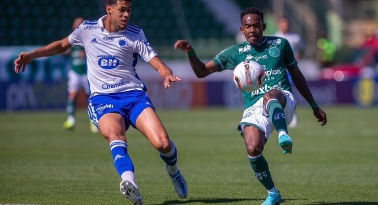 Com gol de Ludke, Guarani vence o Cruzeiro pela Série B