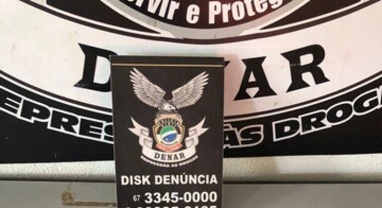 Homem é preso com entorpecente durante Operação Ômega