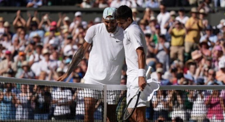 Kyrgios chama Djokovic de DEUS, vibra com suas semanas e quer férias