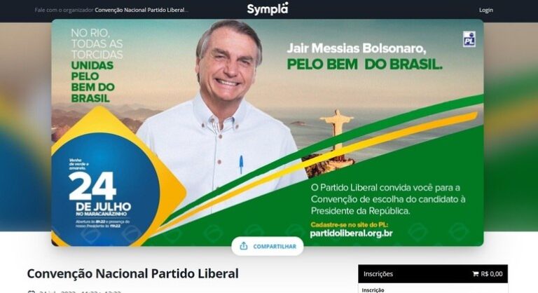 PL muda regras para evitar boicote à convenção de Bolsonaro