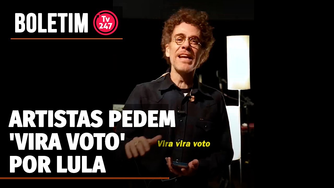 Lula ganha apoio de famosos em vídeo 'vira voto'