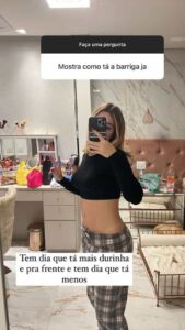 Viih Tube mostra barriga e fala 'sintomas' da gravidez