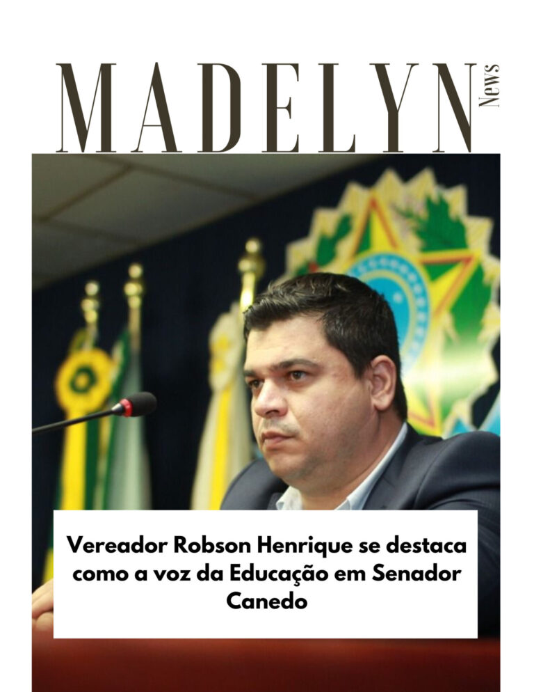 Vereador Robson Henrique se destaca como a voz da Educação em Senador Canedo