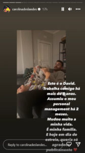 A homenagem de Carolina Deslandes a pessoa determinante na sua vida