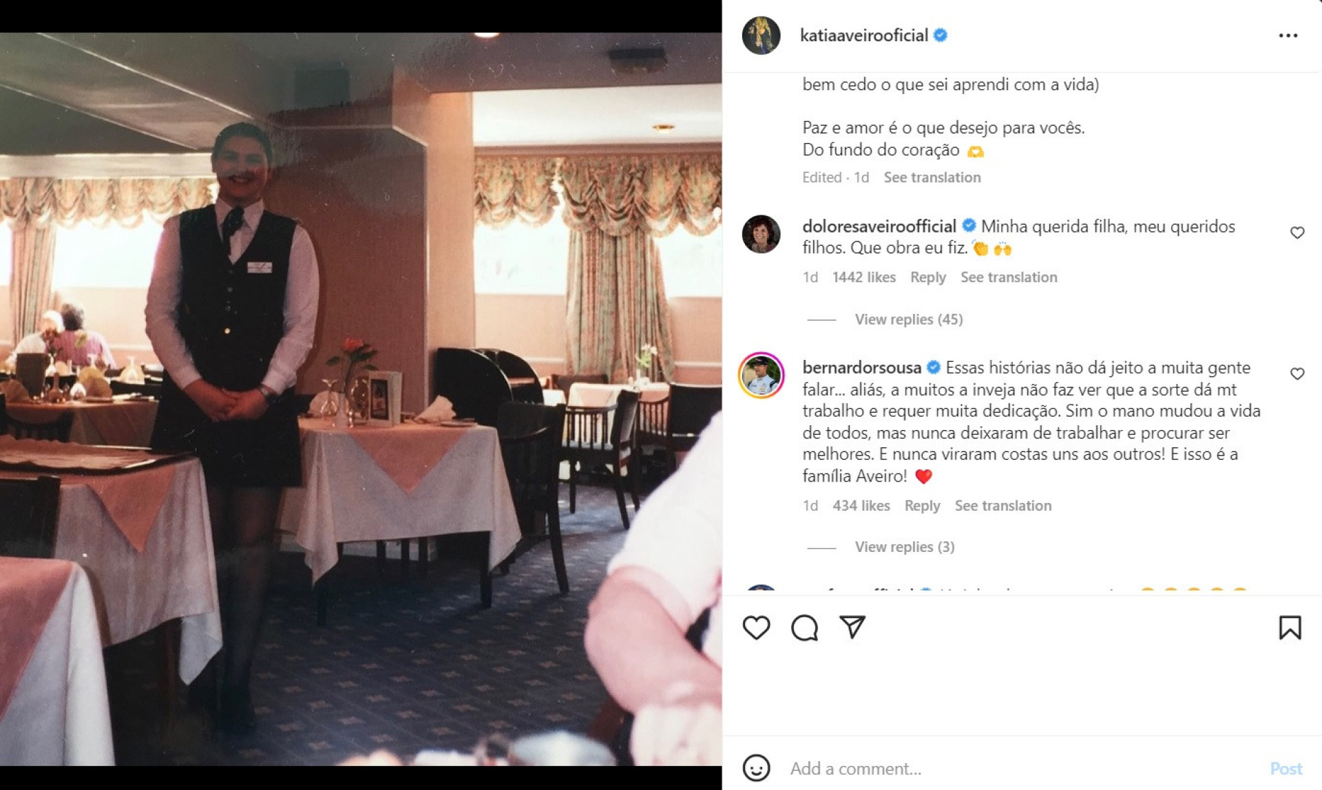 Bernardo Sousa defende Katia Aveiro: "A sorte dá muito trabalho"