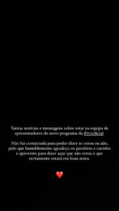 Olívia Ortiz nega fazer parte da equipa de novo programa da TVI