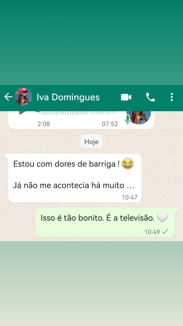 A mensagem "bonita" que Iva Domingues enviou a Cristina antes da estreia