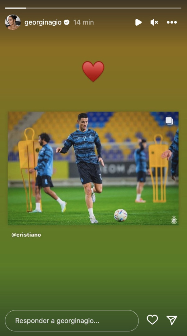 Apaixonada, Georgina Rodríguez volta a declarar-se a Ronaldo