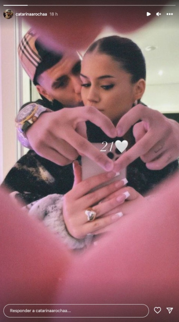 As primeiras fotos de Catarina, filha de Fernando Rocha, com o namorado