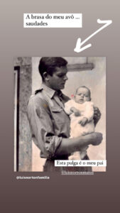 Bárbara Norton de Matos revela foto única do avô: "Brasa"