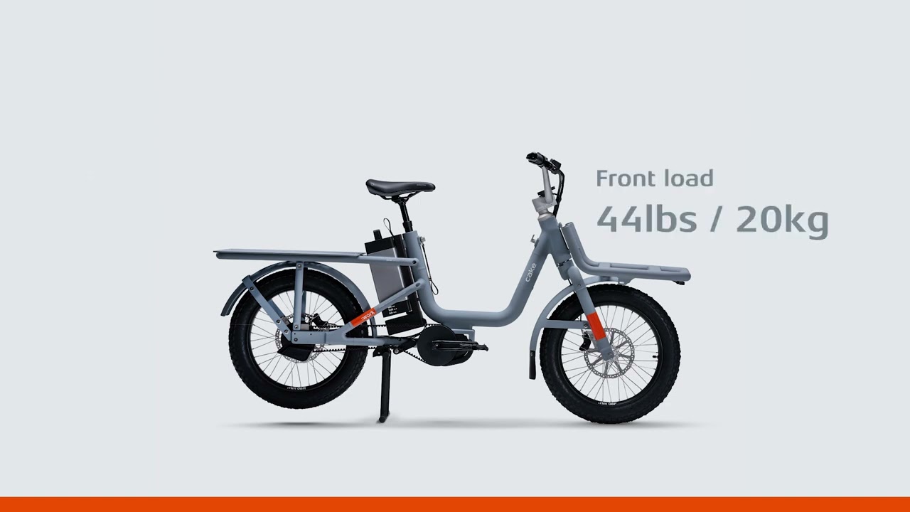 Cake desvendou bicicleta elétrica com autonomia até 360km
