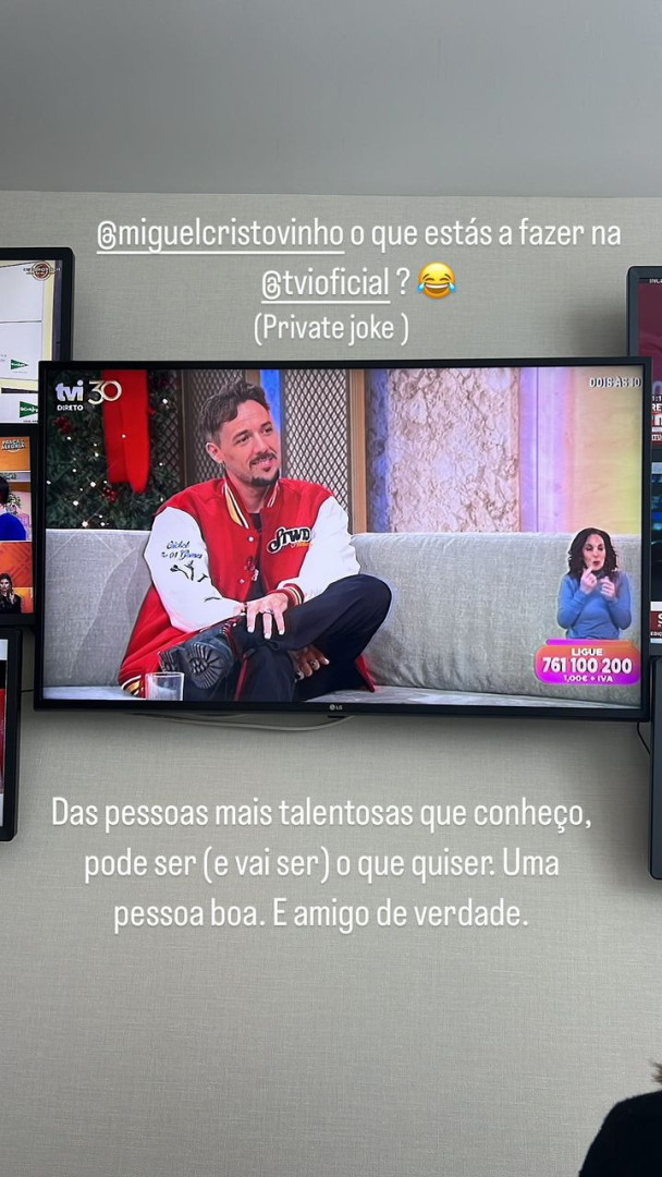 Cristina Ferreira sobre Miguel Cristovinho. "Das pessoas mais talentosas"